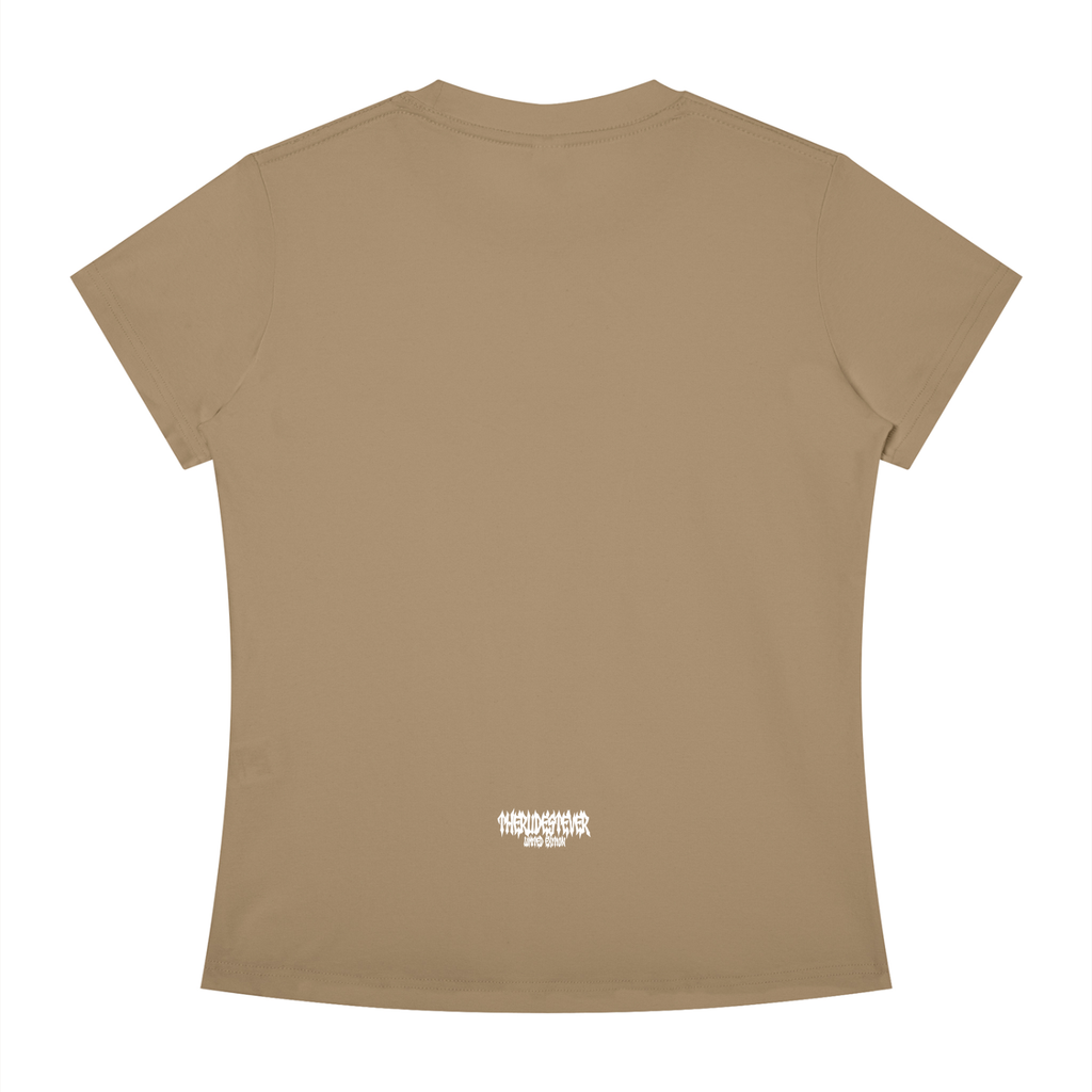 Orange RudeGyal Slim Fit Crewneck T-Shirt