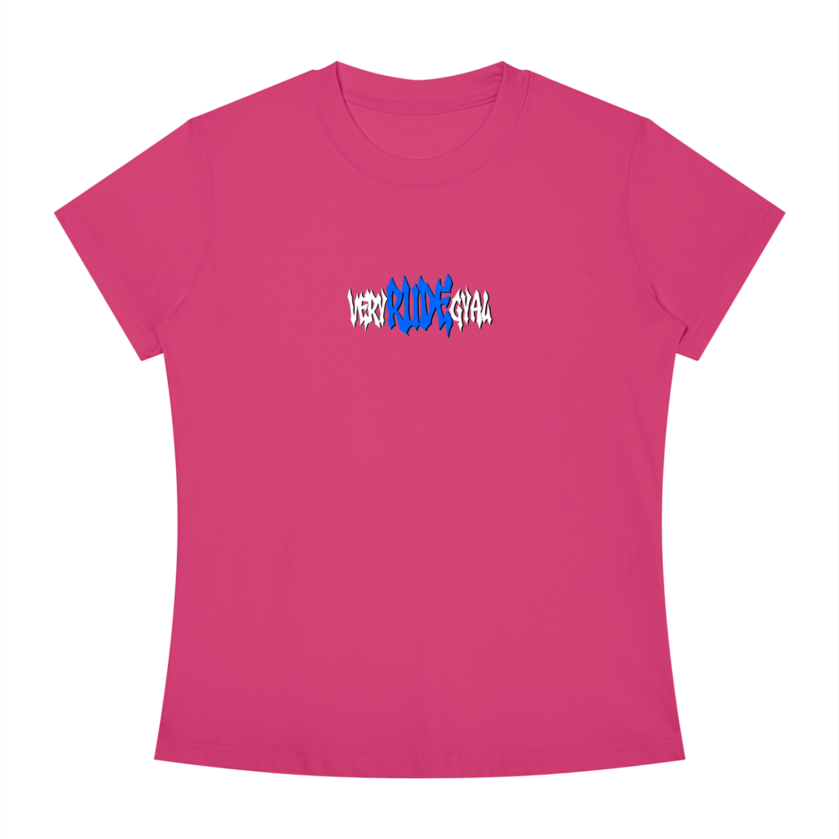 Royals Blue RudeGyal Slim Fit Crewneck T-Shirt