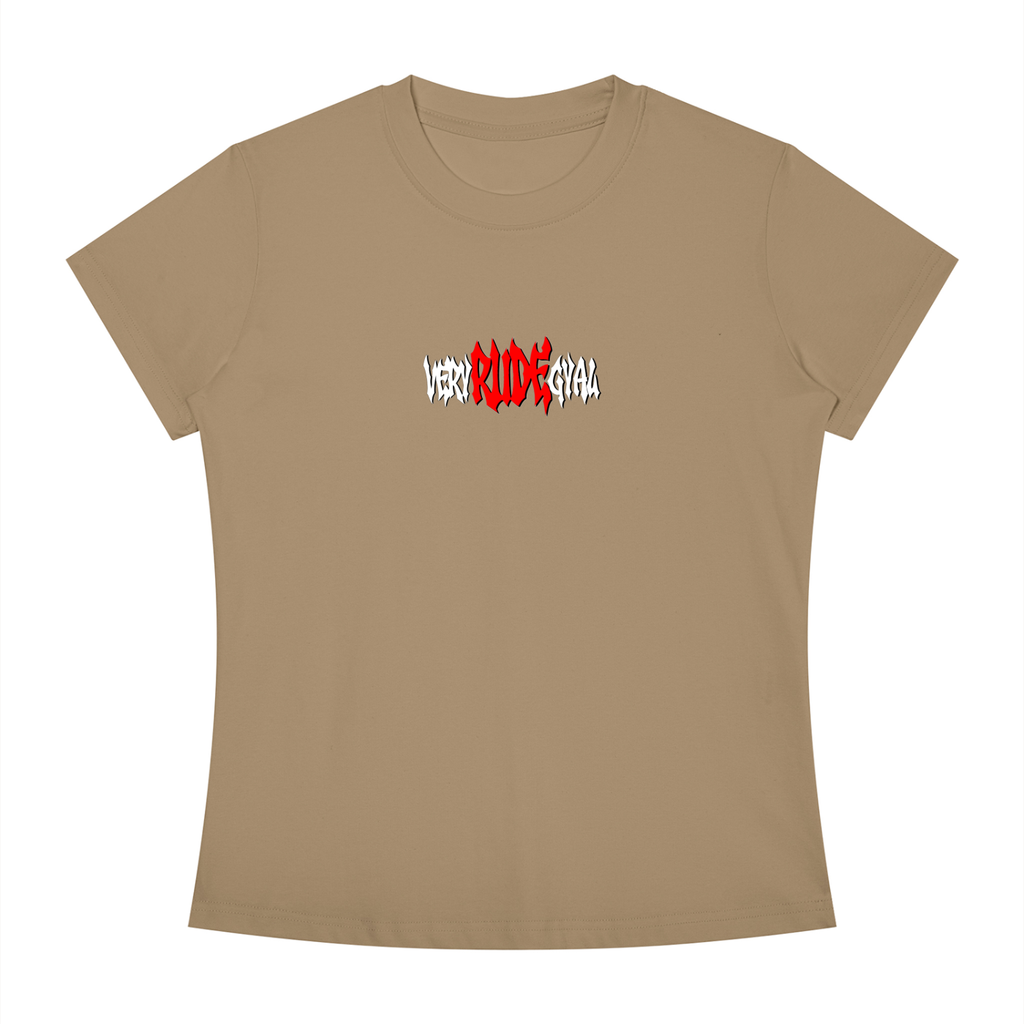 Red RudeGyal Slim Fit Crewneck T-Shirt