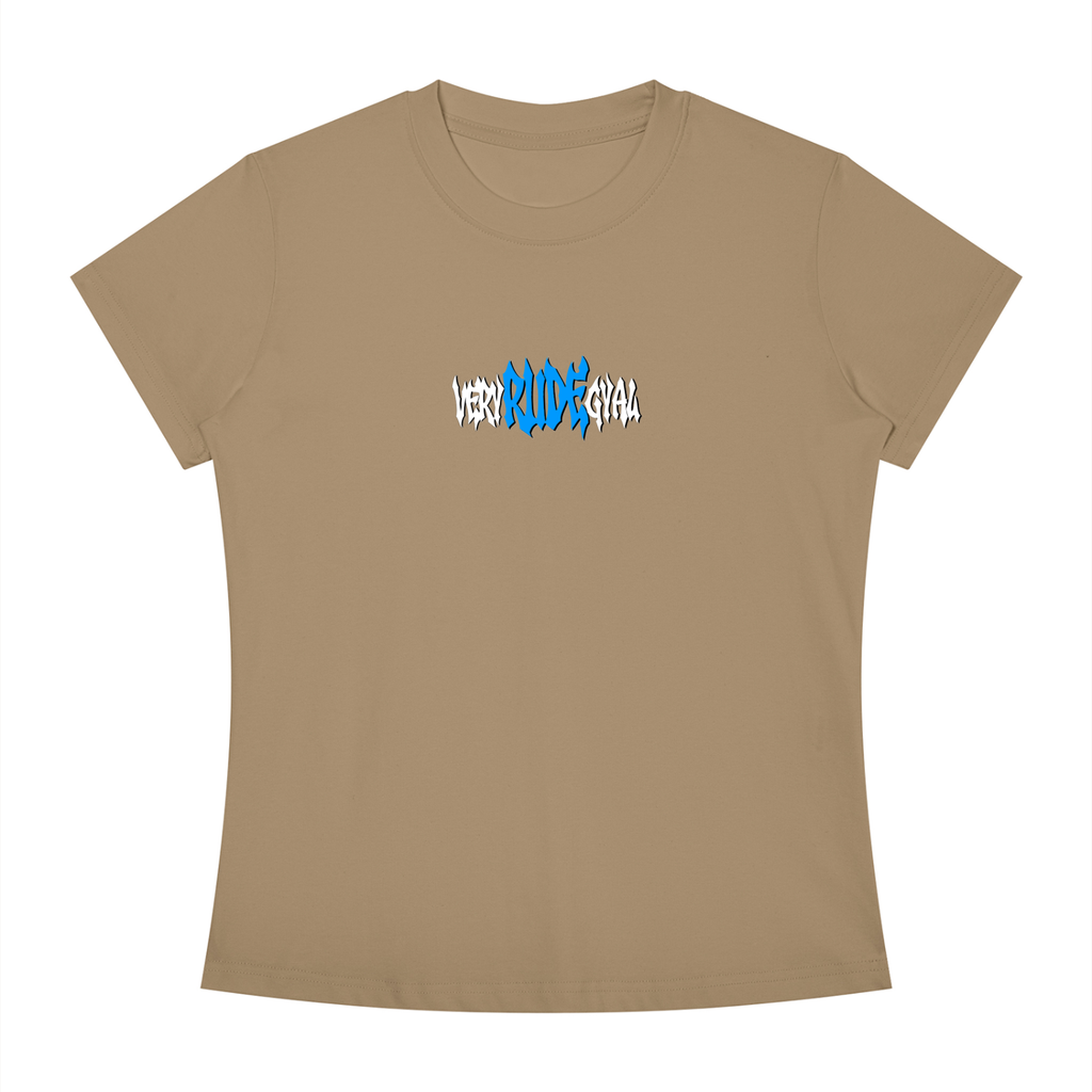 Baby Blue RudeGyal Slim Fit Crewneck T-Shirt