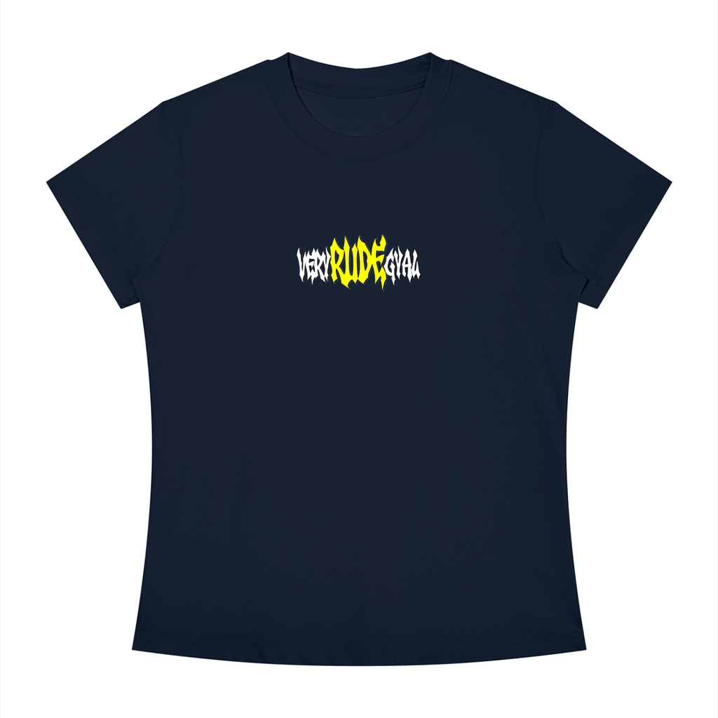 Yellow RudeGyal Slim Fit Crewneck T-Shirt