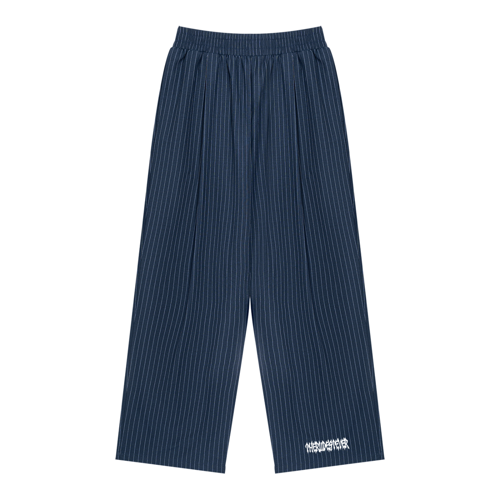 Rated-R Striped Pleated Pants