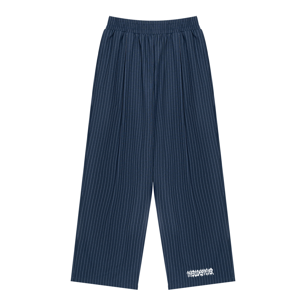 Rated-R Striped Pleated Pants