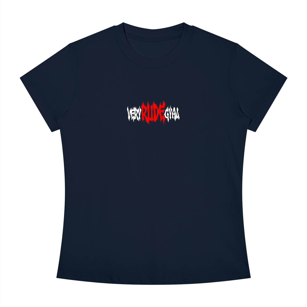 Red RudeGyal Slim Fit Crewneck T-Shirt