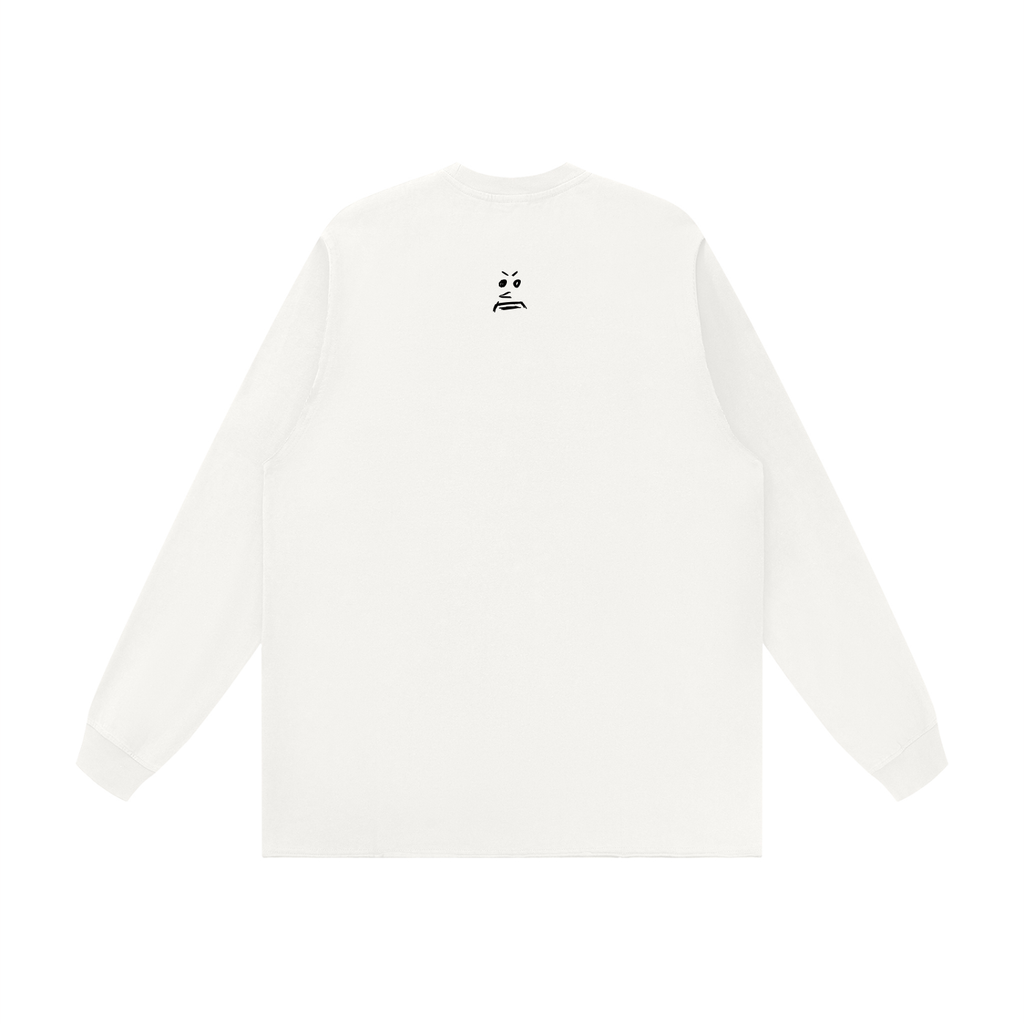 Psyop Raw Hem Long Sleeve T-Shirt