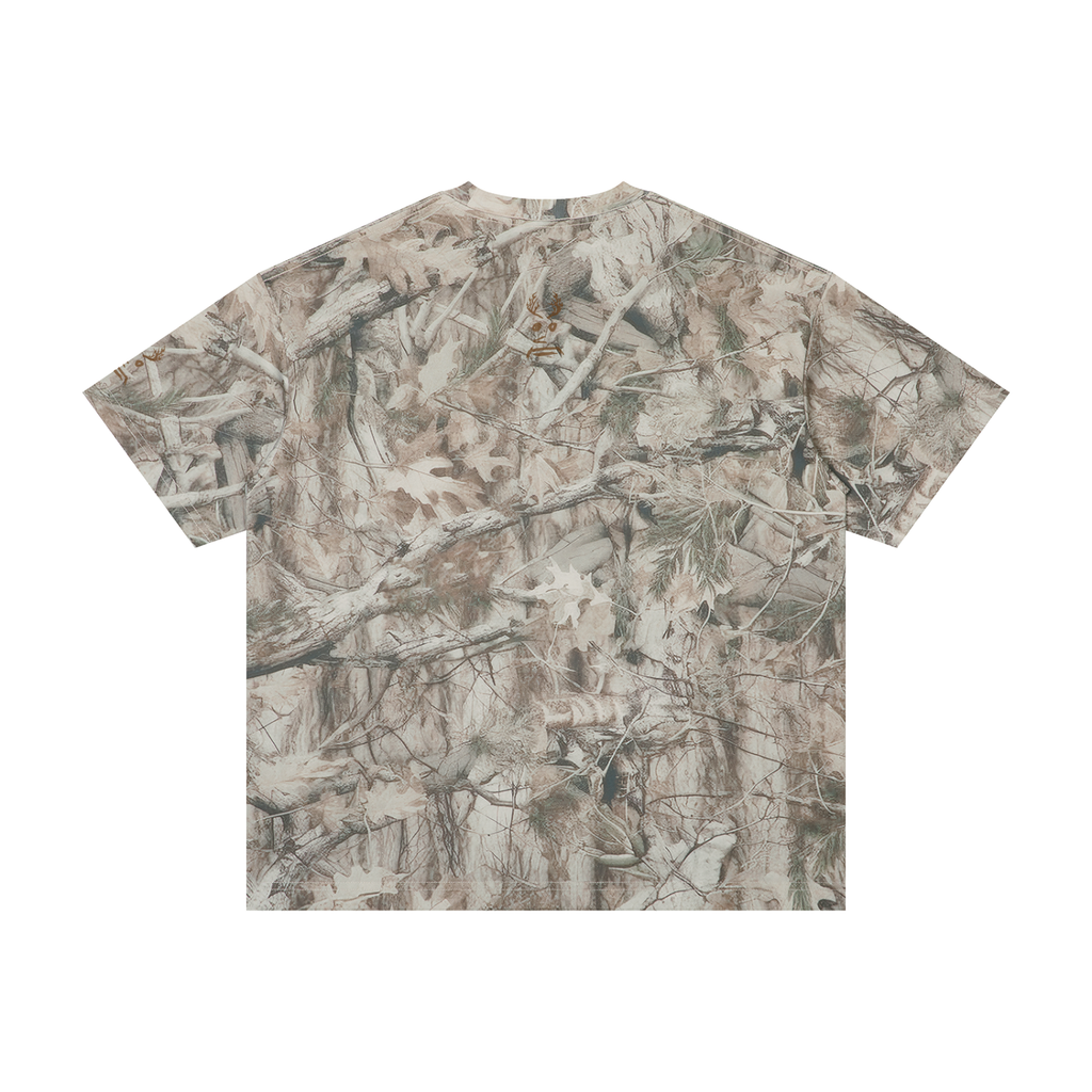 TheRudestEver Tree Camo Oversized T-Shirt