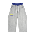 TheRudestEver Plaid Waistband Barrel Sweatpants