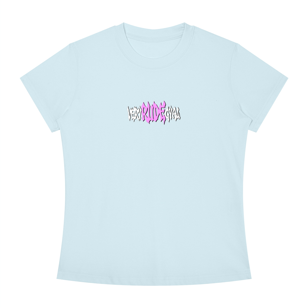 Hot Pink RudeGyal Slim Fit Crewneck T-Shirt