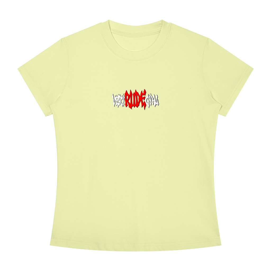 Red RudeGyal Slim Fit Crewneck T-Shirt