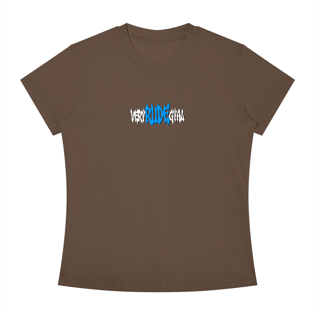 Baby Blue RudeGyal Slim Fit Crewneck T-Shirt