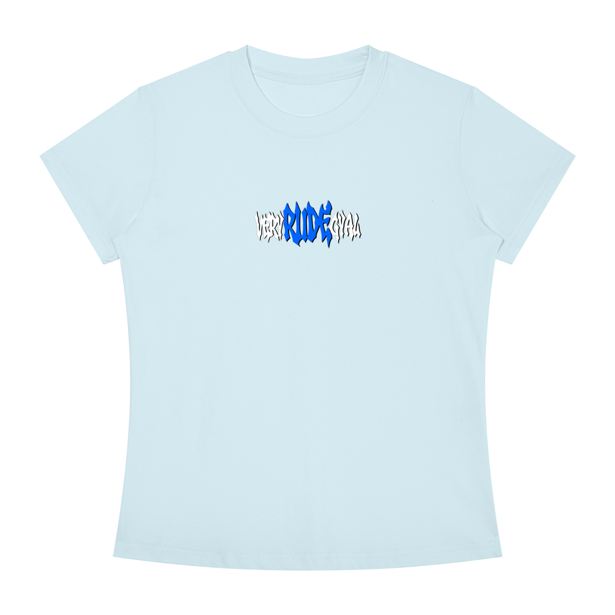 Royals Blue RudeGyal Slim Fit Crewneck T-Shirt