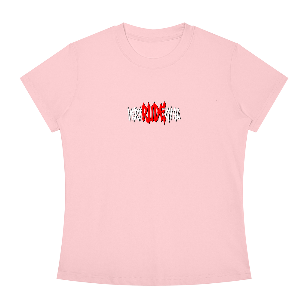 Red RudeGyal Slim Fit Crewneck T-Shirt