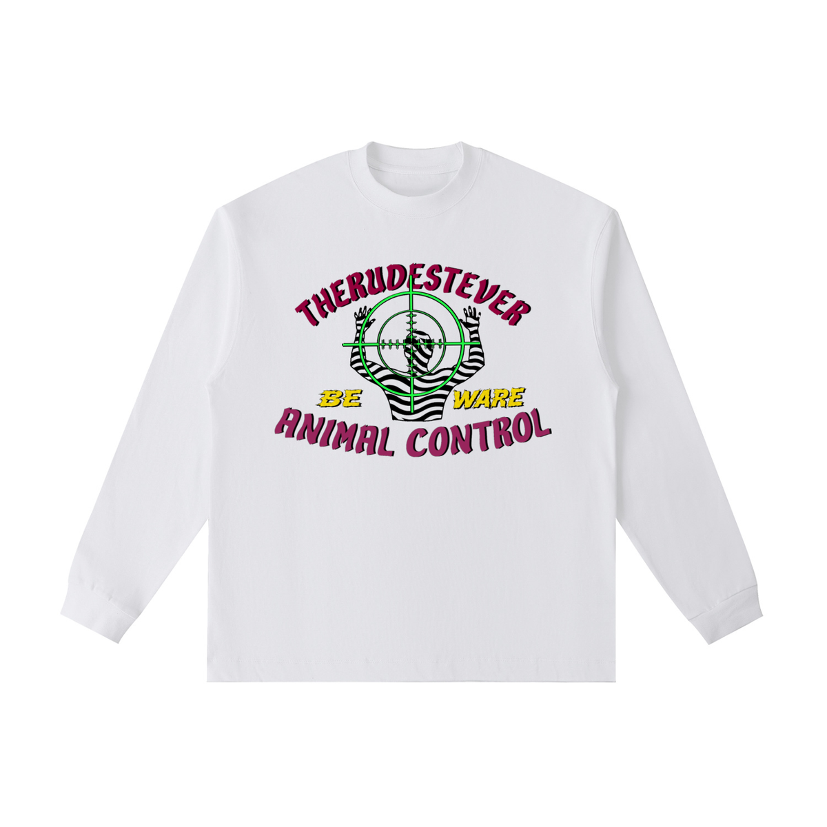 Animal Control Cotton Long Sleeve T-Shirt