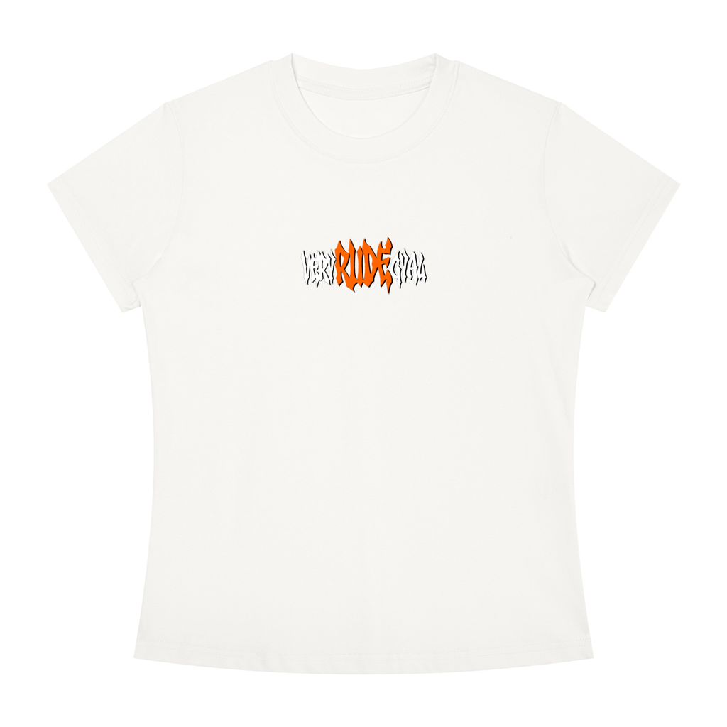 Mandarin RudeGyal Slim Fit Crewneck T-Shirt