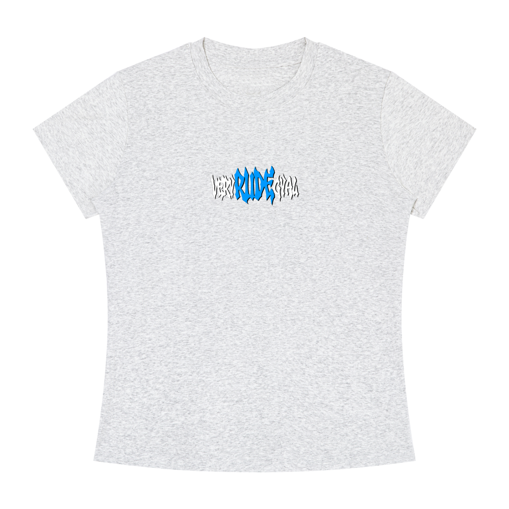 Baby Blue RudeGyal Slim Fit Crewneck T-Shirt