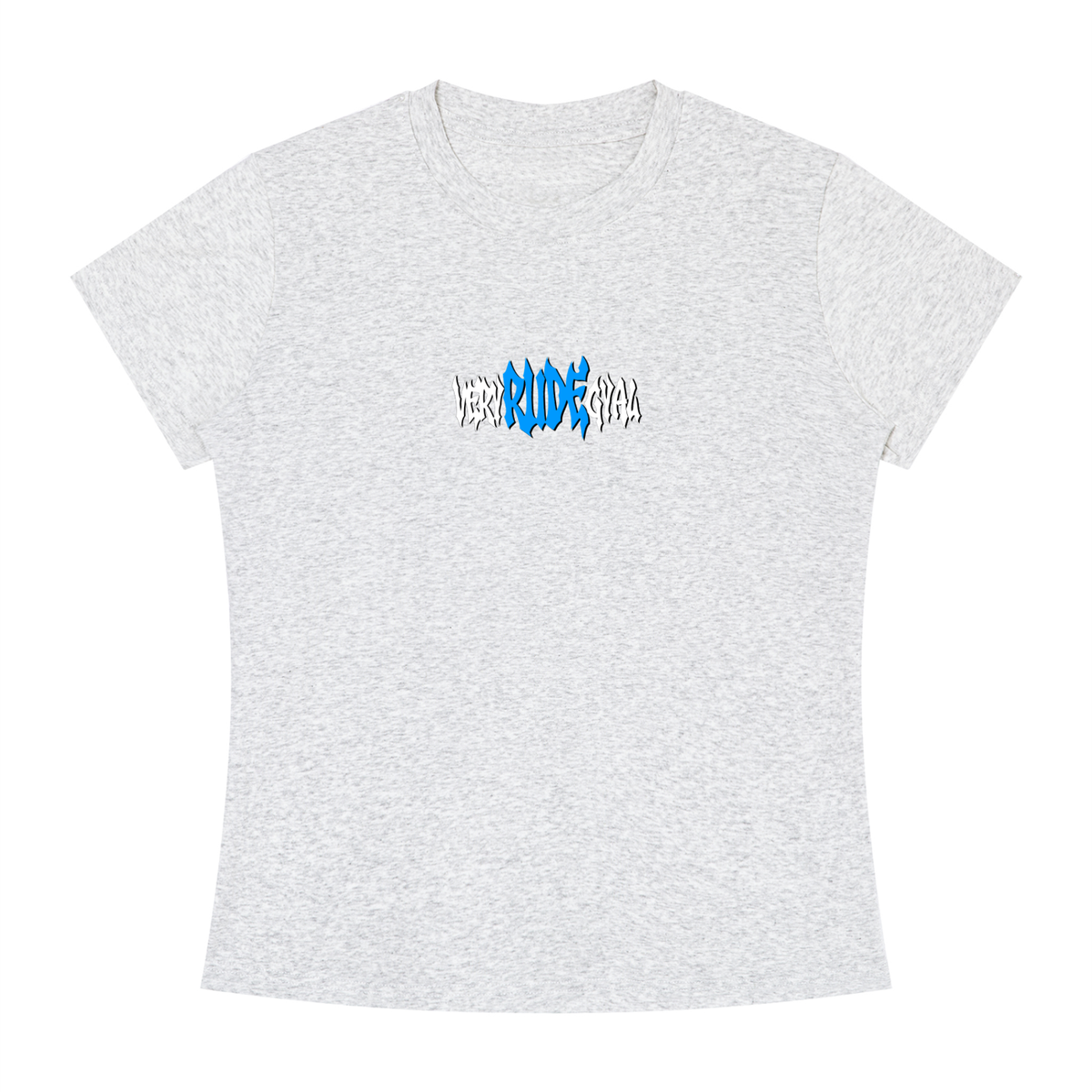 Baby Blue RudeGyal Slim Fit Crewneck T-Shirt