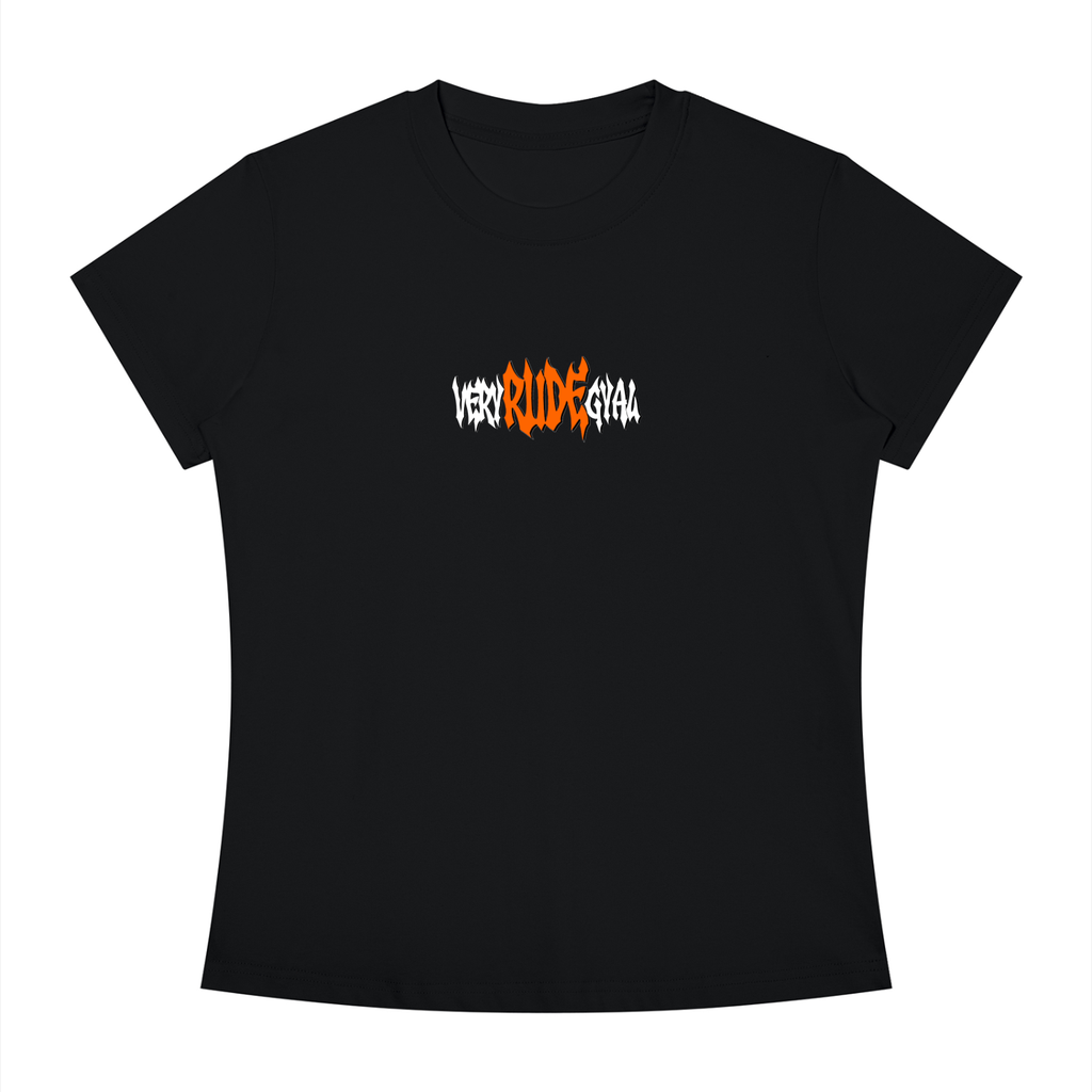 Mandarin RudeGyal Slim Fit Crewneck T-Shirt
