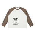 Dork Leopard Panel Raglan Sleeve T-Shirt