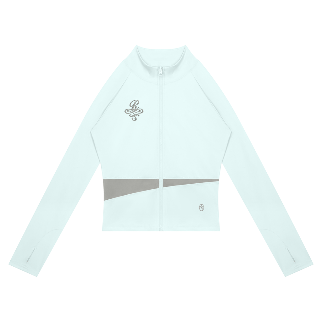 Grey RudeGyal Paneled Yoga Jacket