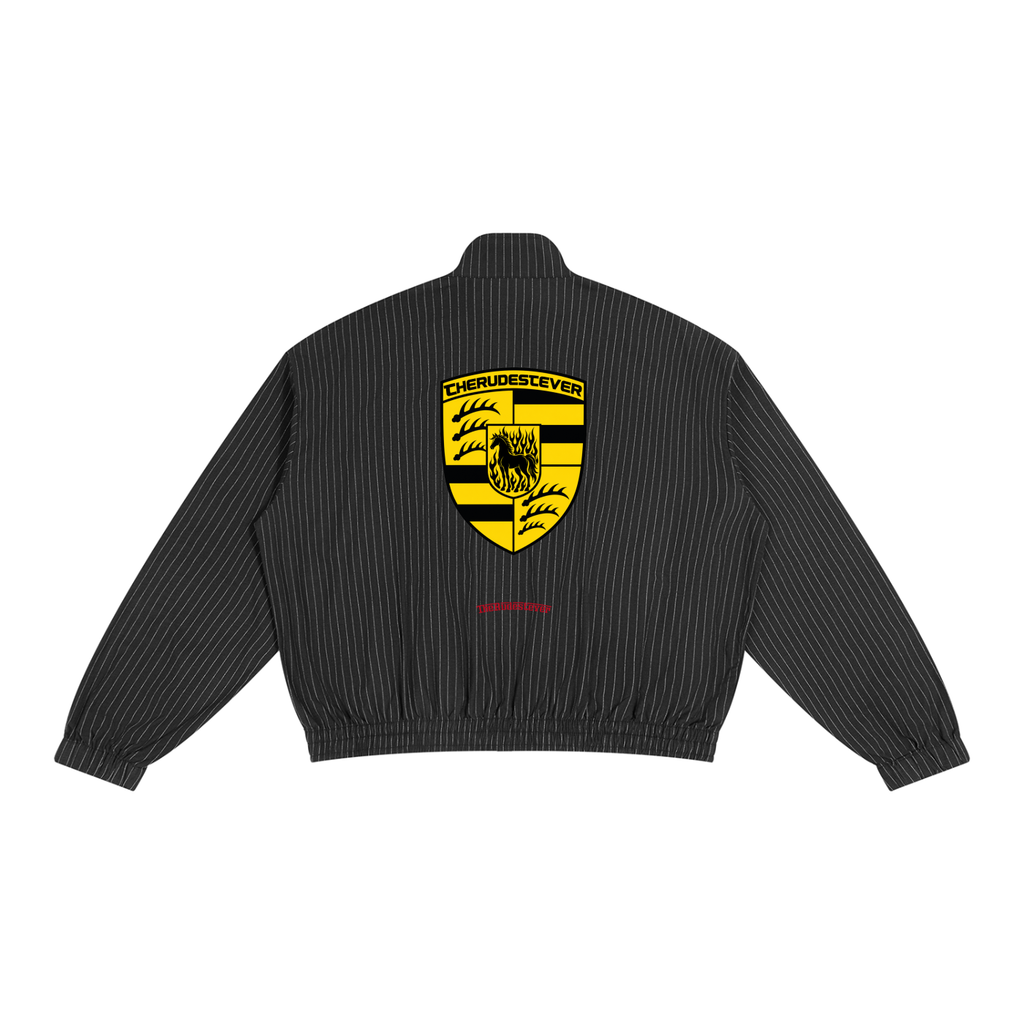 Car Club Striped Full-Zip Track Jacket