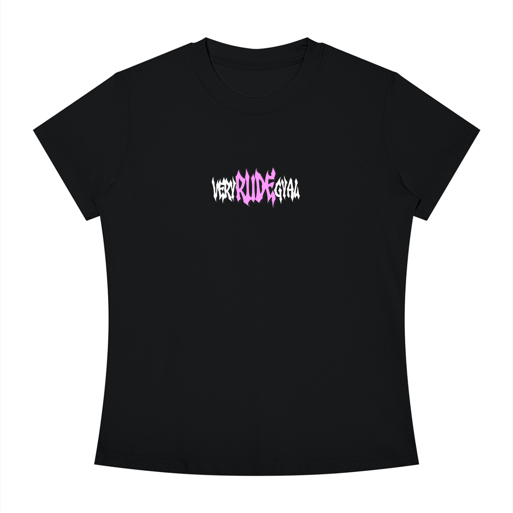 Hot Pink RudeGyal Slim Fit Crewneck T-Shirt