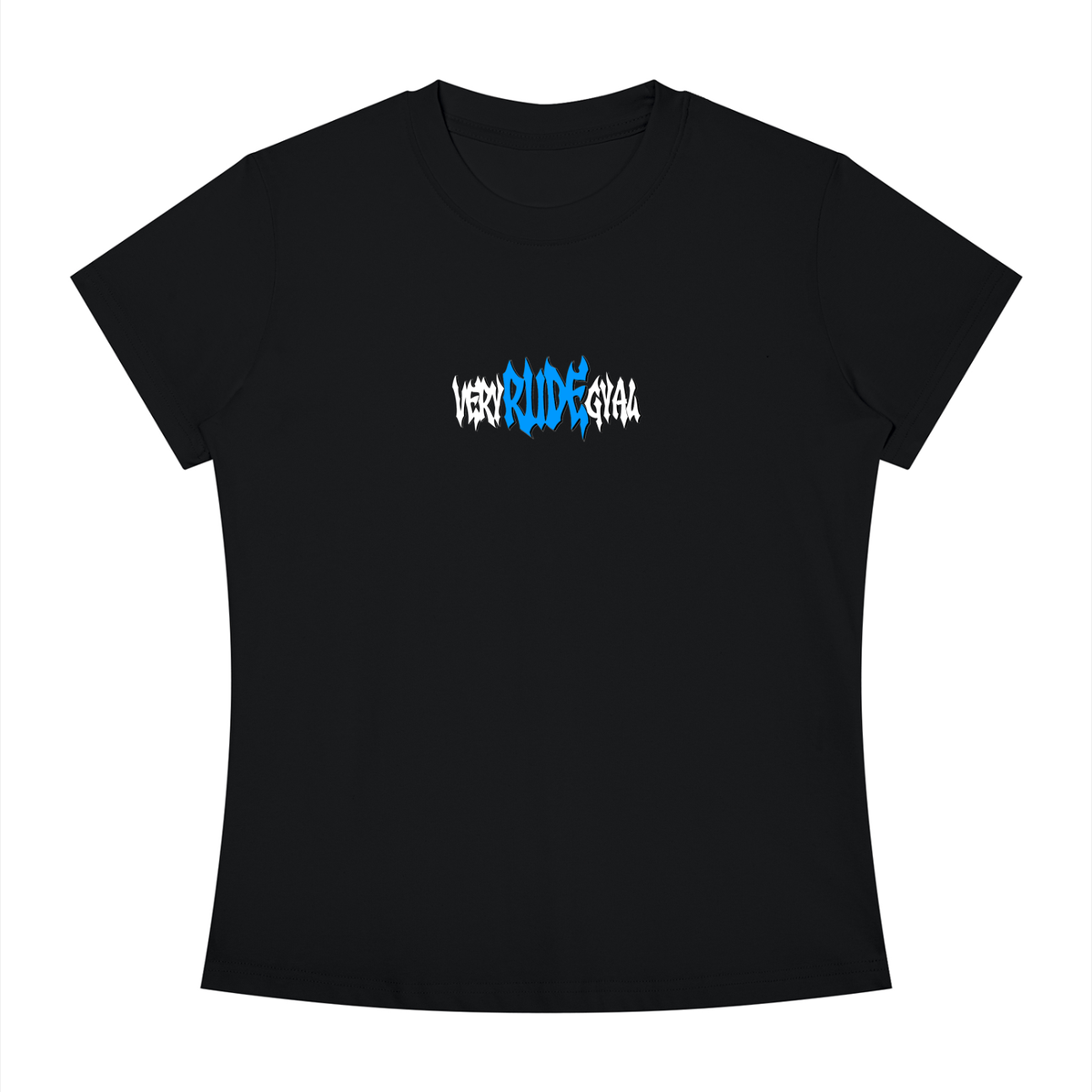 Baby Blue RudeGyal Slim Fit Crewneck T-Shirt