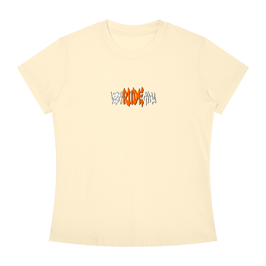 Mandarin RudeGyal Slim Fit Crewneck T-Shirt