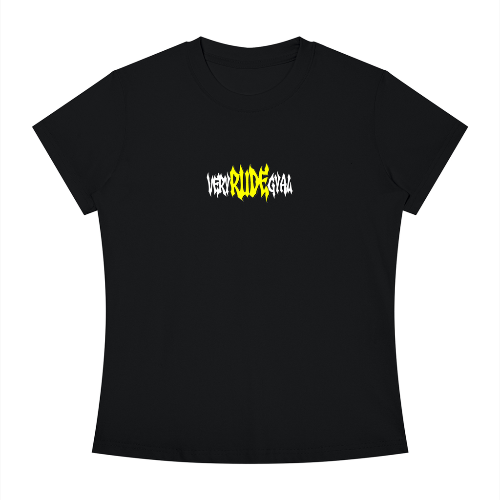 Yellow RudeGyal Slim Fit Crewneck T-Shirt