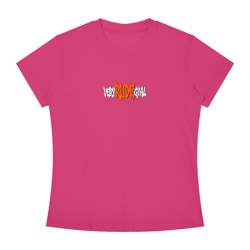 Mandarin RudeGyal Slim Fit Crewneck T-Shirt
