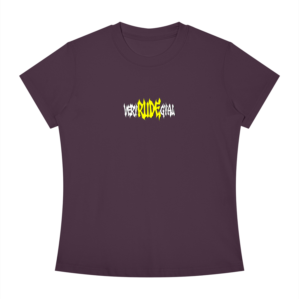 Yellow RudeGyal Slim Fit Crewneck T-Shirt