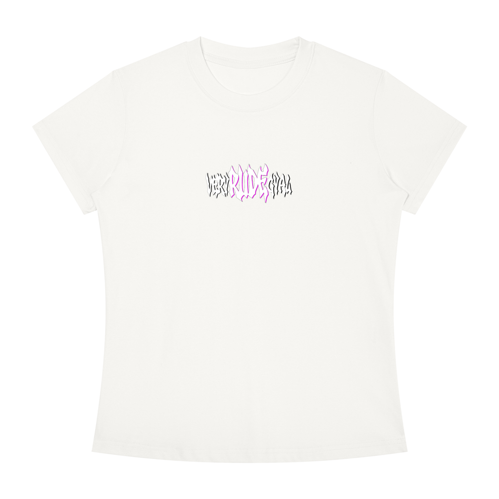Pink RudeGyal Slim Fit Crewneck T-Shirt