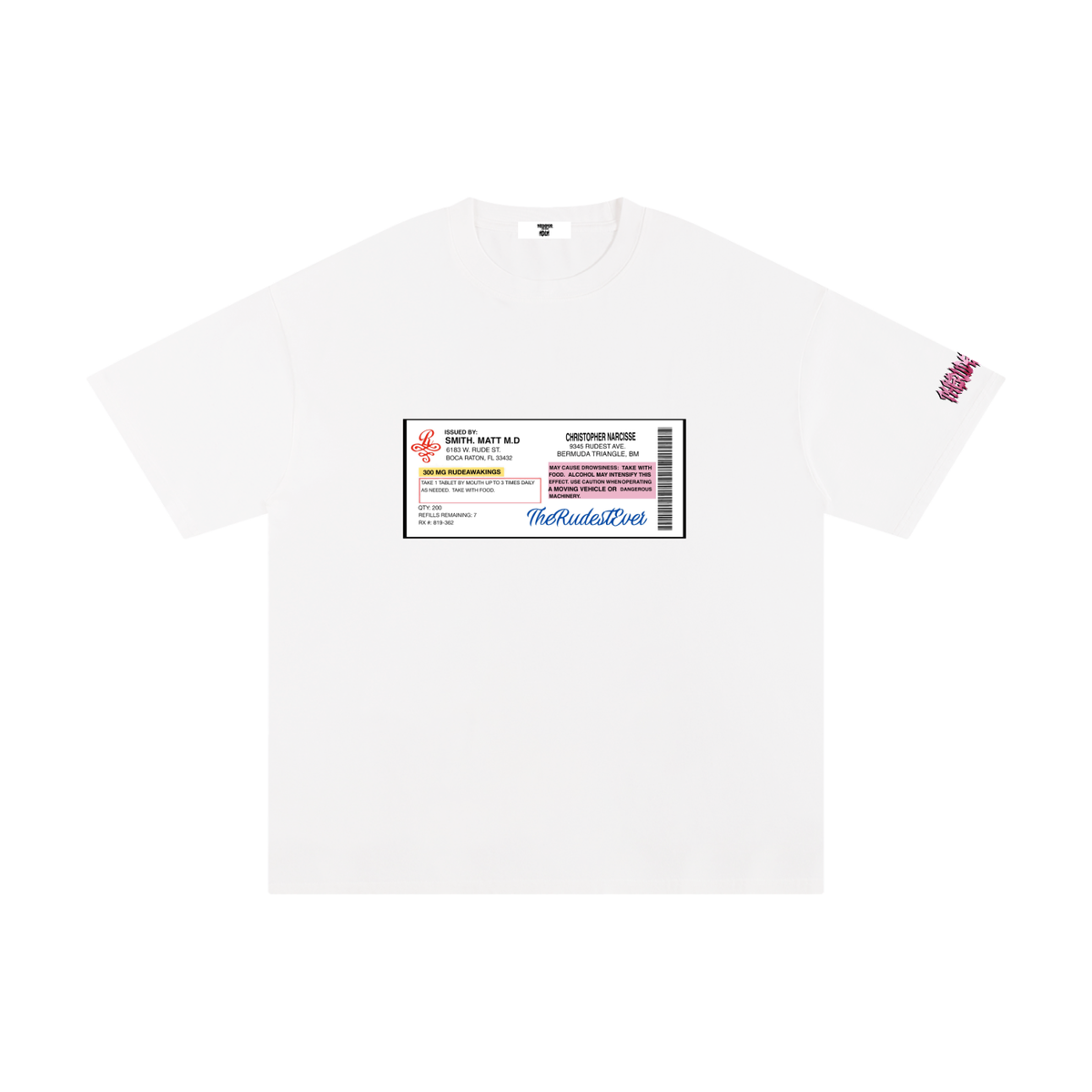 Rude Awakening Pure Cotton T-Shirt