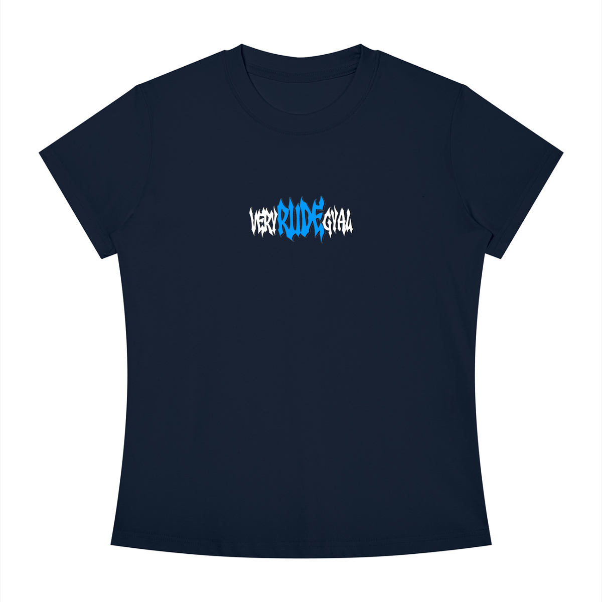 Baby Blue RudeGyal Slim Fit Crewneck T-Shirt