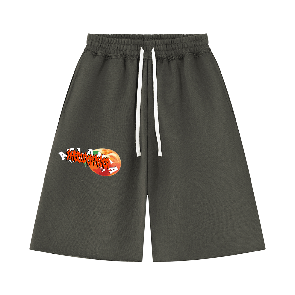 ATL TheRudestEver Heavyweight Raw Edge Shorts