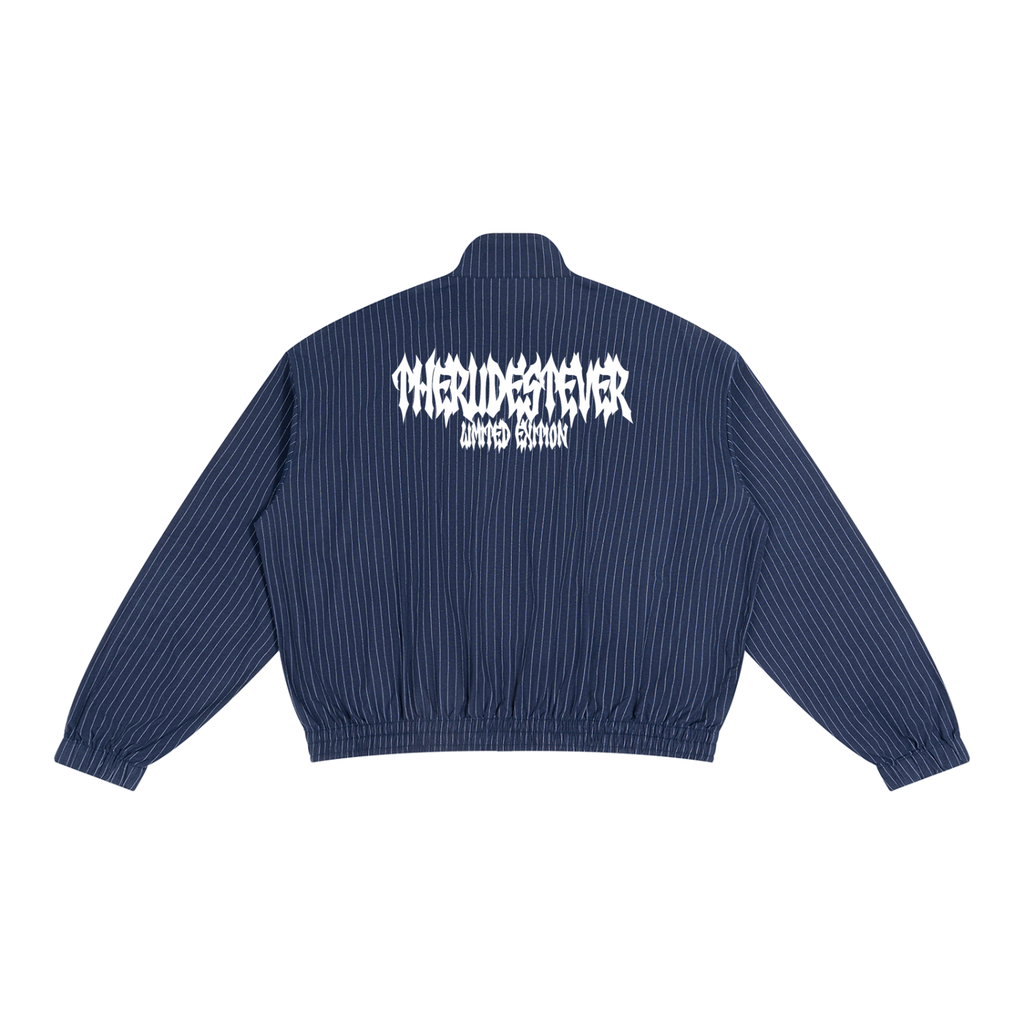 Rated-R Striped Full-Zip Track Jacket