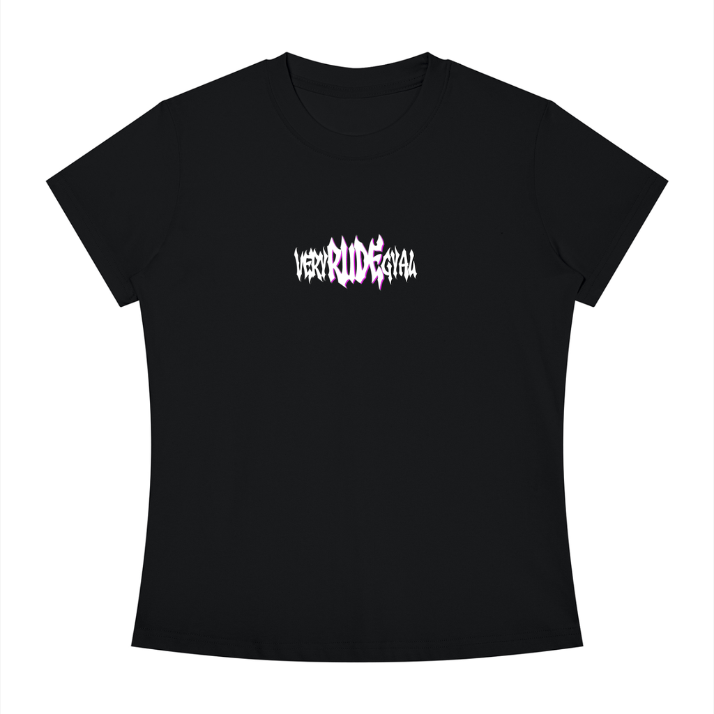Pink RudeGyal Slim Fit Crewneck T-Shirt