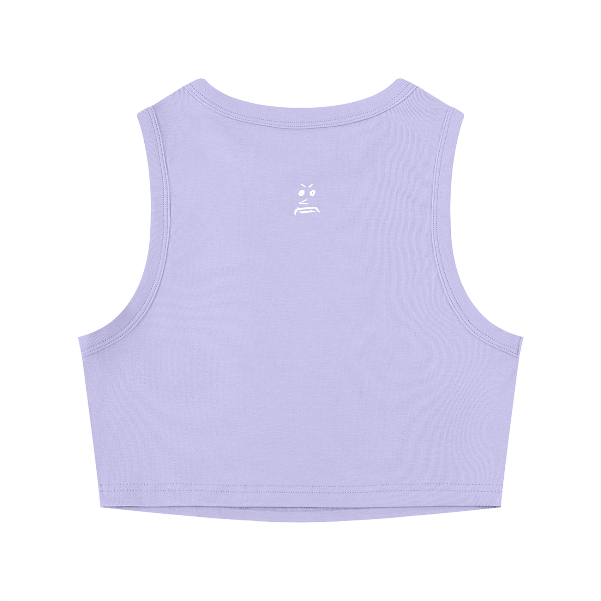 Violet RudeGyal Tight Crewneck Crop Tank Top