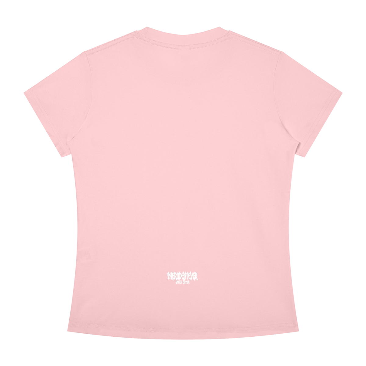 White RudeGyal Slim Fit Crewneck T-Shirt