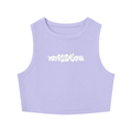 Violet RudeGyal Tight Crewneck Crop Tank Top