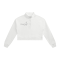 RudeGyal Crop Quarter-Zip Sweatshirt